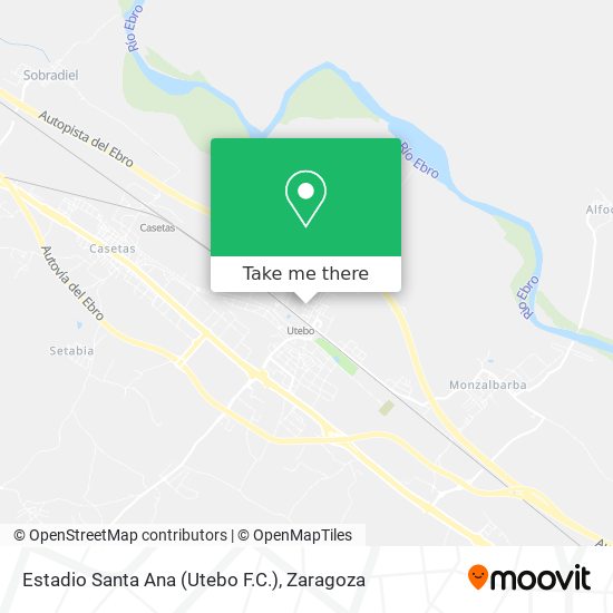 Estadio Santa Ana (Utebo F.C.) map