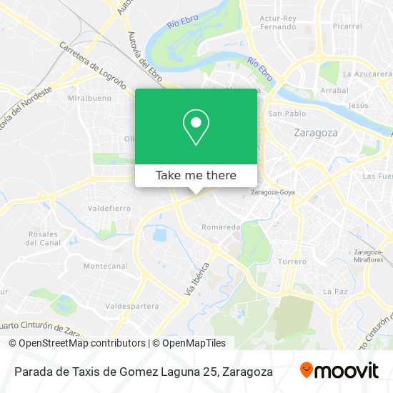 Parada de Taxis de Gomez Laguna 25 map