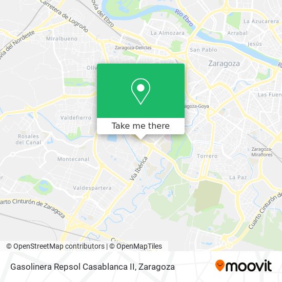 Gasolinera Repsol Casablanca II map