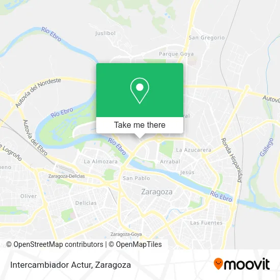 Intercambiador Actur map