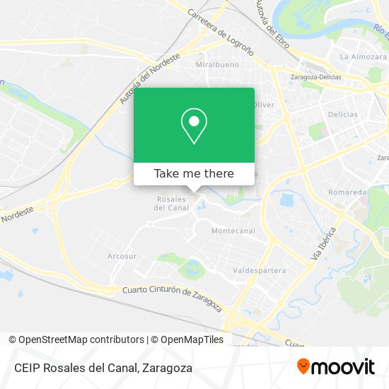 CEIP Rosales del Canal map