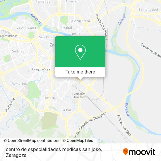 centro de especialidades medicas san jose map