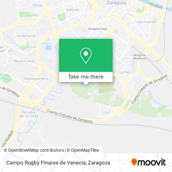 Campo Rugby Pinares de Venecia map