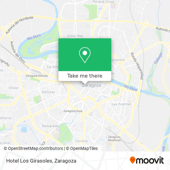 Hotel Los Girasoles map