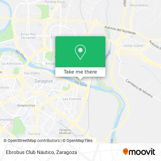 Ebrobus Club Náutico map