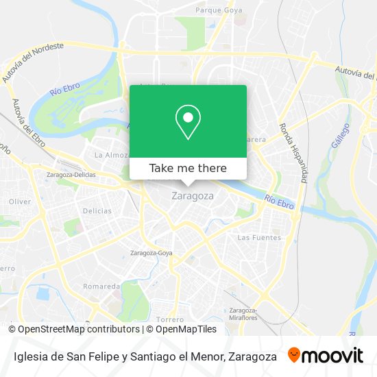 mapa Iglesia de San Felipe y Santiago el Menor