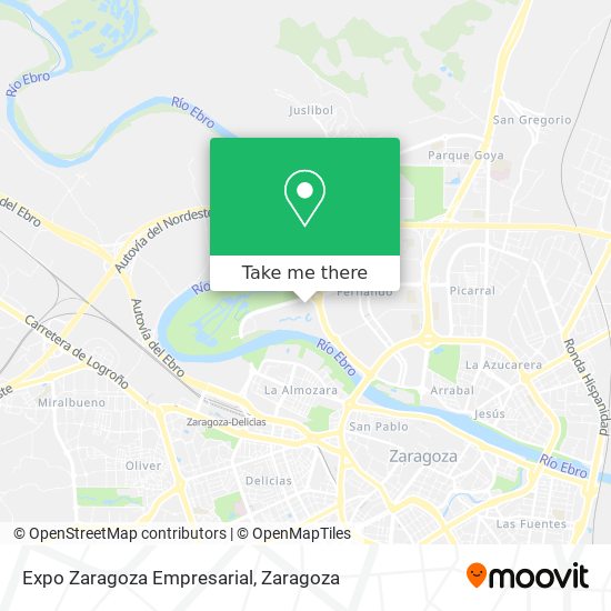 mapa Expo Zaragoza Empresarial