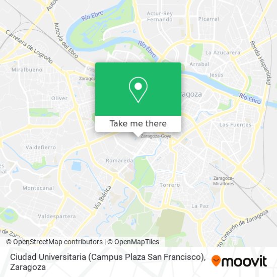 mapa Ciudad Universitaria (Campus Plaza San Francisco)