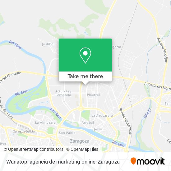 Wanatop, agencia de marketing online map