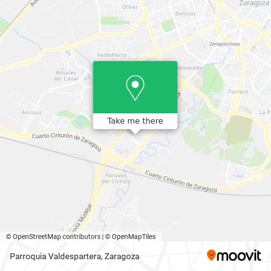Parroquia Valdespartera map