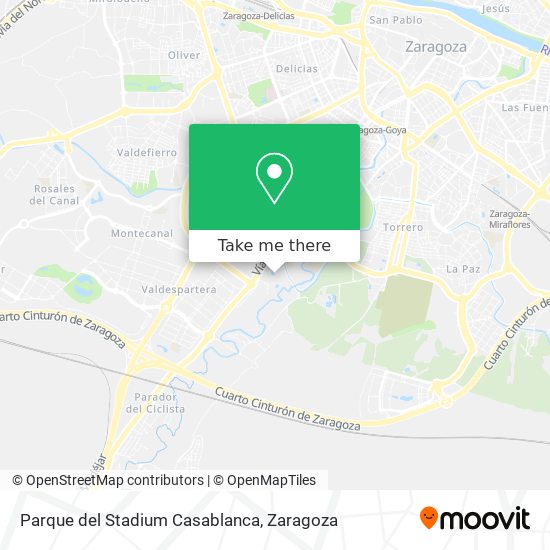 Parque del Stadium Casablanca map