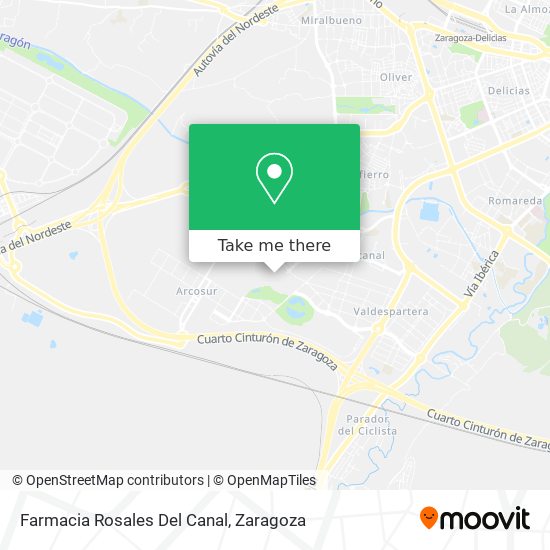 Farmacia Rosales Del Canal map