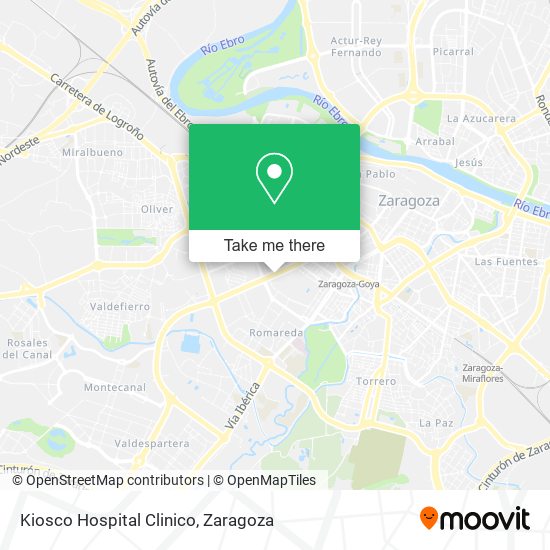 Kiosco Hospital Clinico map