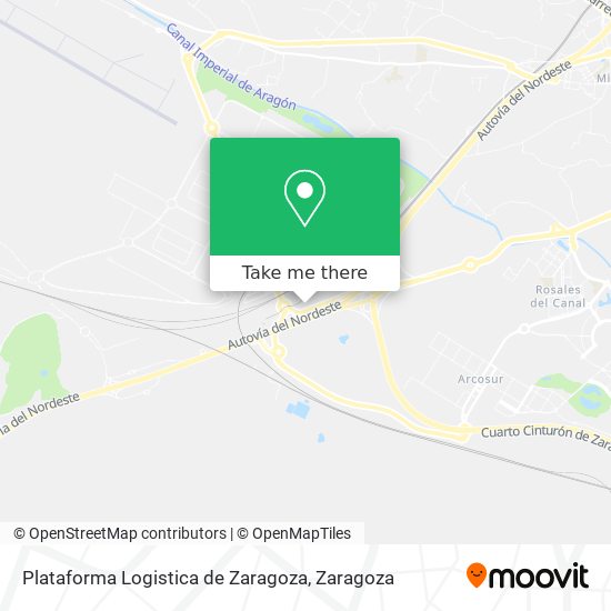 Plataforma Logistica de Zaragoza map