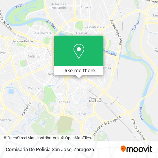 Comisaria De Policia San Jose map