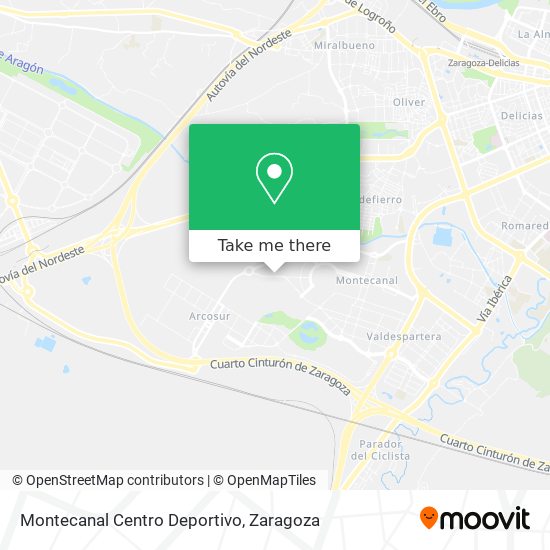Montecanal Centro Deportivo map