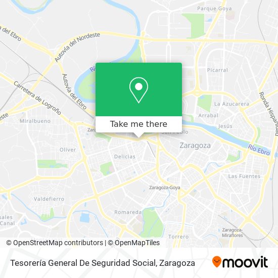 Tesorería General De Seguridad Social map