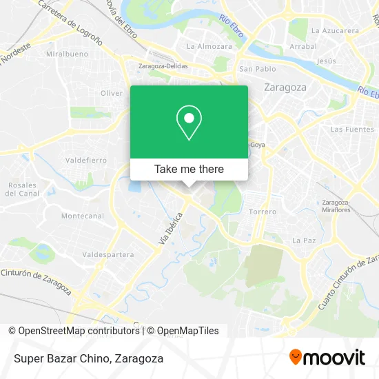 Super Bazar Chino map