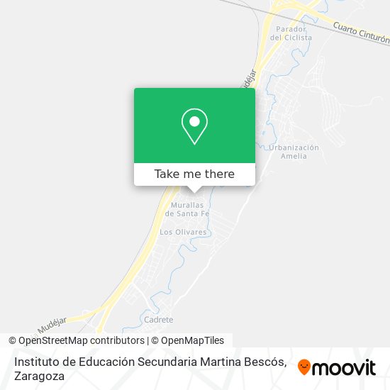 mapa Instituto de Educación Secundaria Martina Bescós