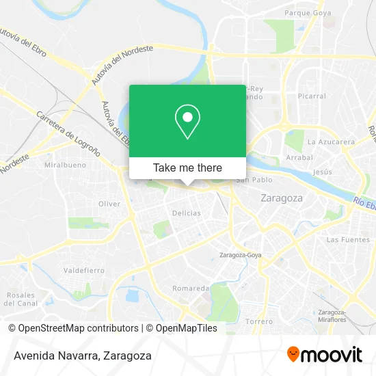 Avenida Navarra map