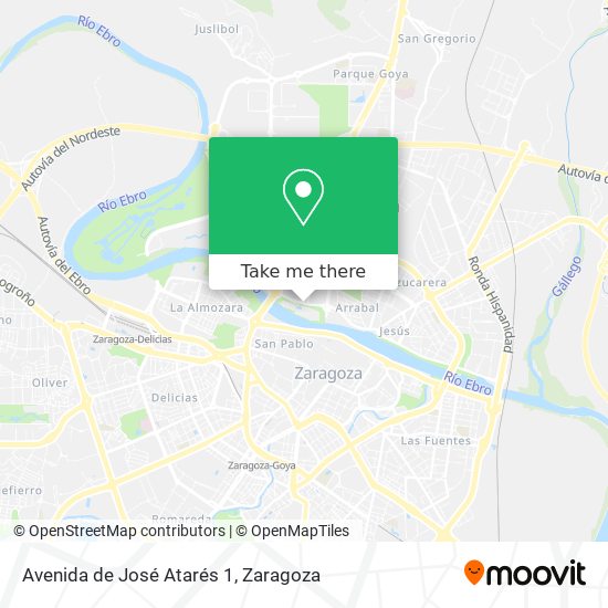 Avenida de José Atarés 1 map
