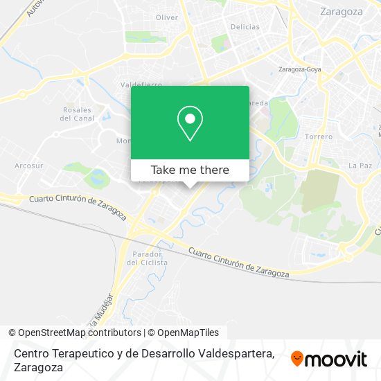 Centro Terapeutico y de Desarrollo Valdespartera map