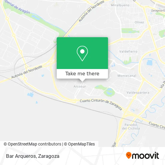 Bar Arqueros map