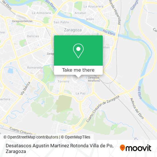 Desatascos Agustin Martinez Rotonda Villa de Po map