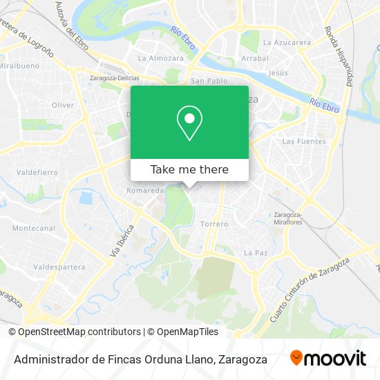 Administrador de Fincas Orduna Llano map