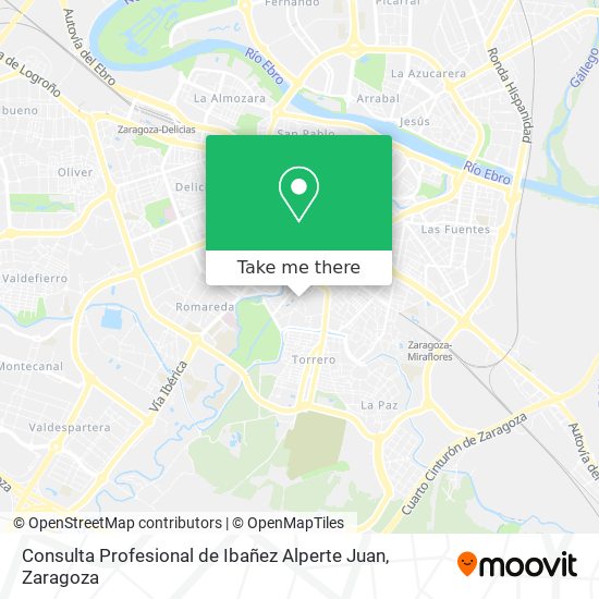 Consulta Profesional de Ibañez Alperte Juan map