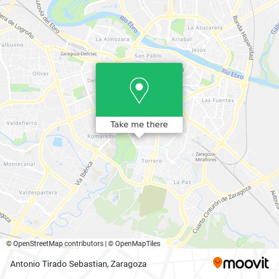 Antonio Tirado Sebastian map