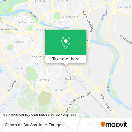Centro de Día San Jose map