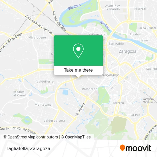 Tagliatella map