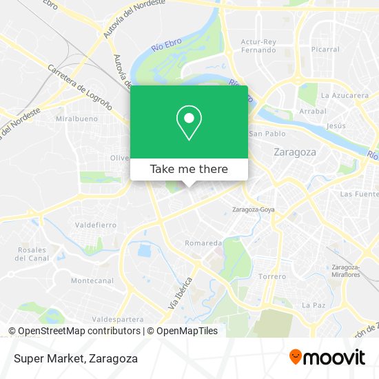 mapa Super Market