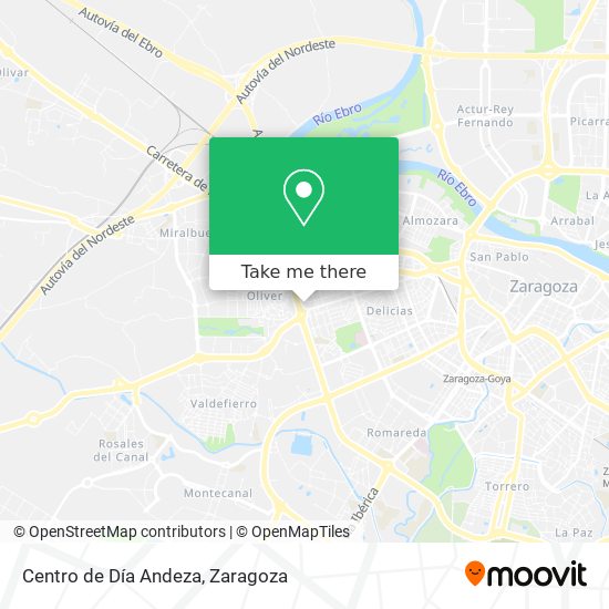 Centro de Día Andeza map