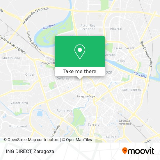 ING DIRECT map