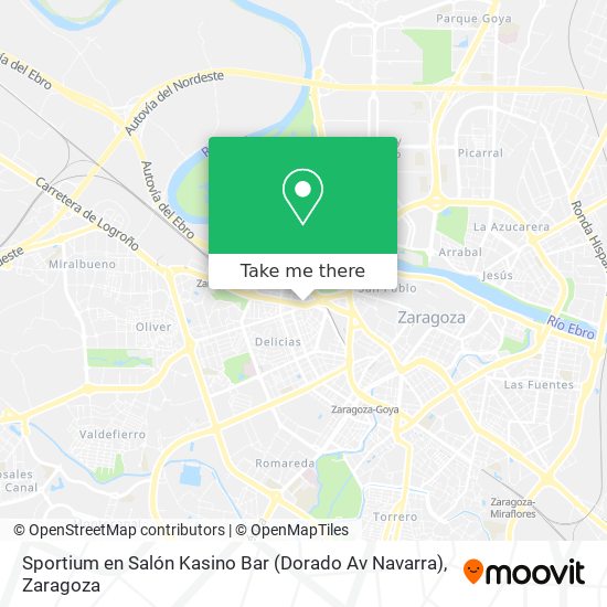 mapa Sportium en Salón Kasino Bar (Dorado Av Navarra)