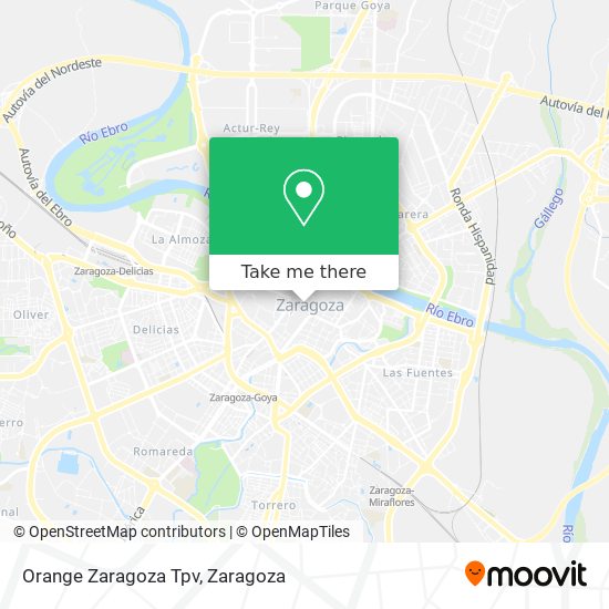 Orange Zaragoza Tpv map