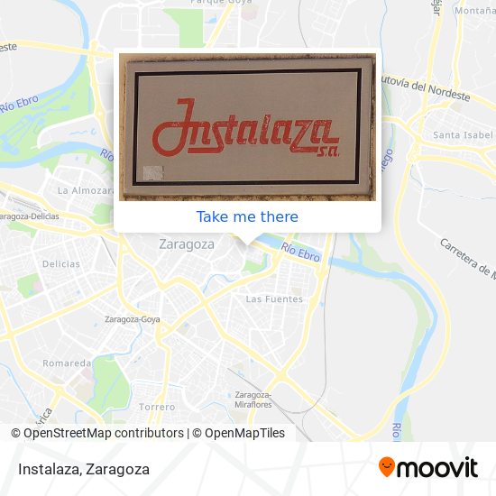 Instalaza map