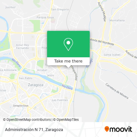 Administración N 71 map