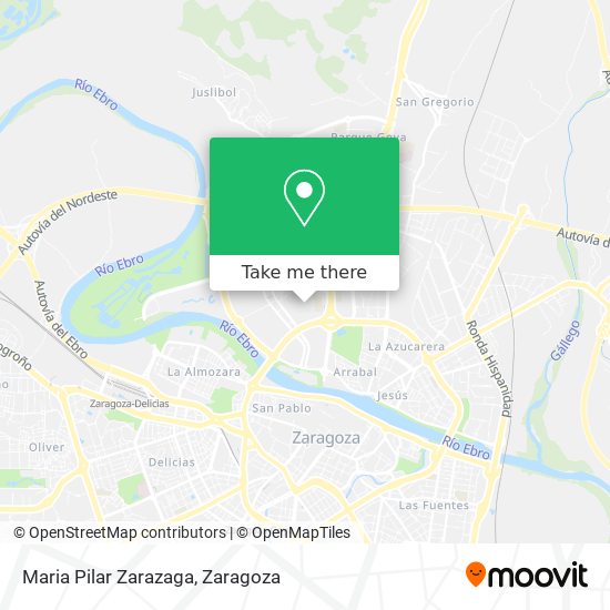 Maria Pilar Zarazaga map