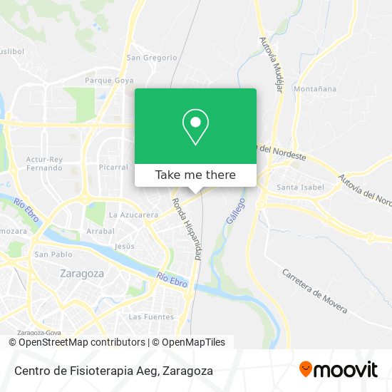 Centro de Fisioterapia Aeg map