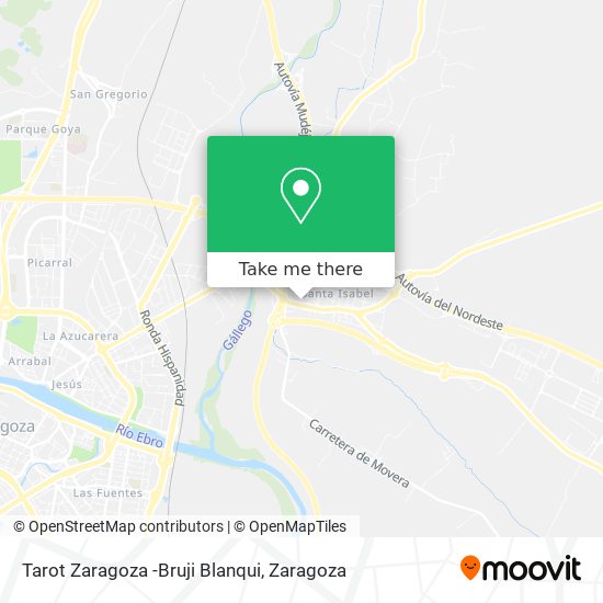 Tarot Zaragoza -Bruji Blanqui map