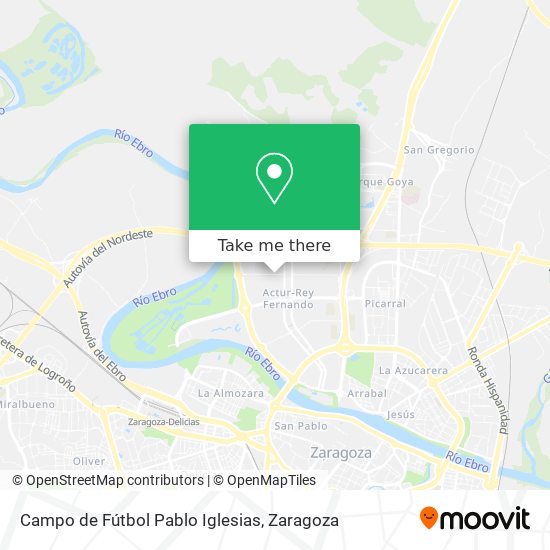 Campo de Fútbol Pablo Iglesias map