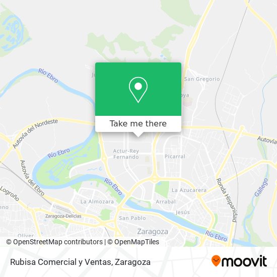 Rubisa Comercial y Ventas map