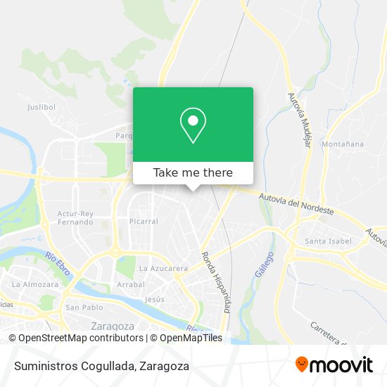 Suministros Cogullada map