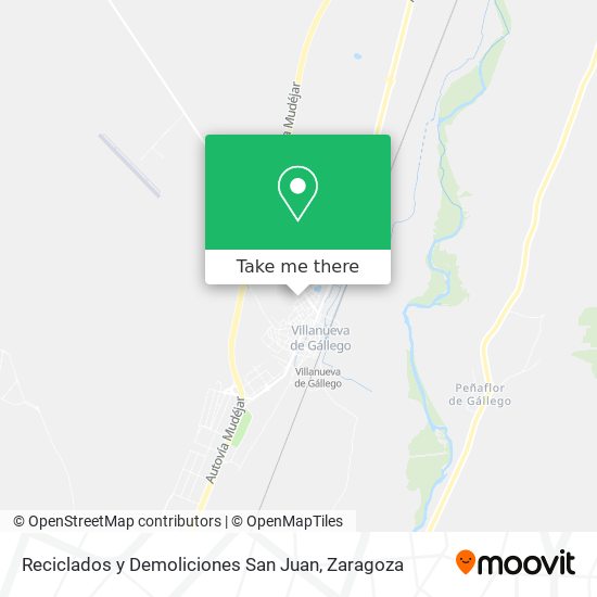 Reciclados y Demoliciones San Juan map