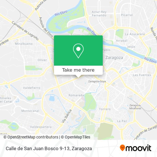 Calle de San Juan Bosco 9-13 map