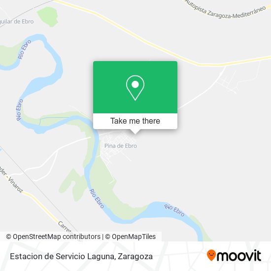 Estacion de Servicio Laguna map