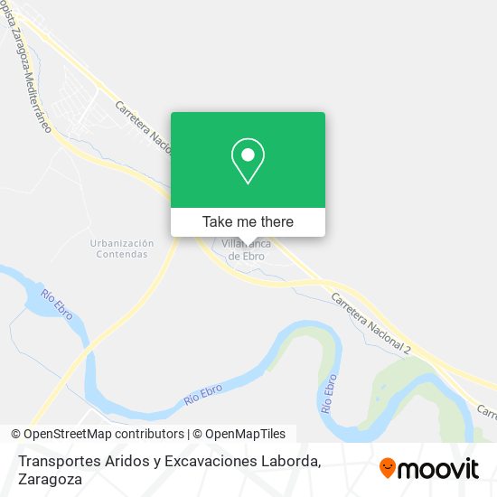 Transportes Aridos y Excavaciones Laborda map